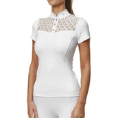 Equestrian Stockholm Wedstrijdshirt Crystal Champion Wit Equestrian Stockholm Wedstrijdshirt Crystal Champion Wit