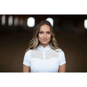 Equestrian Stockholm Wedstrijdshirt Crystal Champion Wit Equestrian Stockholm Wedstrijdshirt Crystal Champion Wit