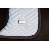 Equestrian Stockholm Zadeldekje Modern Springen Wit/Dark Violet Equestrian Stockholm Zadeldekje Modern Springen Wit/Dark Violet