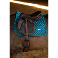 Equestrian Stockholm Zadeldekje Modern Springen Teal Blue Equestrian Stockholm Zadeldekje Modern Springen Teal Blue