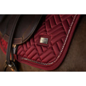 Equestrian Stockholm Zadeldekje Vegan Fur Springen Crystal Bordeaux Equestrian Stockholm Zadeldekje Vegan Fur Springen Crystal Bordeaux
