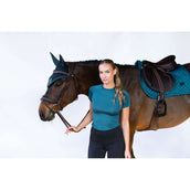 Equestrian Stockholm Shirt Dynamic Short Sleeve Deep Teal Equestrian Stockholm Shirt Dynamic Short Sleeve Deep Teal