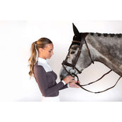 Equestrian Stockholm Wedstrijdshirt Fine Line Wit/Dark Violet Equestrian Stockholm Wedstrijdshirt Fine Line Wit/Dark Violet