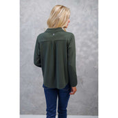 Harcour Shirt Sharly LS Dames Khaki Harcour Shirt Sharly LS Dames Khaki