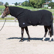 Harry's Horse Fleecedeken met Oprolbare Hals Zwart Harry's Horse Fleecedeken met Oprolbare Hals Zwart