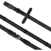 Harry's Horse Teugels Supergrip met Stops Zwart Harry's Horse Teugels Supergrip met Stops Zwart