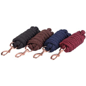 Harry's Horse Halstertouw Soft Musketon Rosegold 1.8m Zwart Harry's Horse Halstertouw Soft Musketon Rosegold 1.8m Zwart