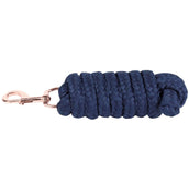 Harry's Horse Halstertouw Soft Musketon Rosegold 1.8m Navy Harry's Horse Halstertouw Soft Musketon Rosegold 1.8m Navy