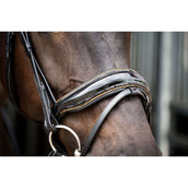 HB Showtime Hoofdstel Golden Dreams Zwart/Goud Glitter HB Showtime Hoofdstel Golden Dreams Zwart/Goud Glitter