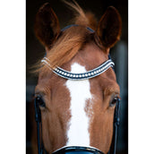 HB Showtime Hoofdstel Snowflake Zwart/Wit HB Showtime Hoofdstel Snowflake Zwart/Wit