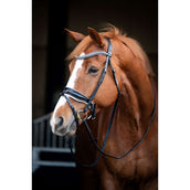 HB Showtime Hoofdstel Snowflake Zwart/Wit HB Showtime Hoofdstel Snowflake Zwart/Wit