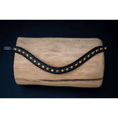 HB Frontriem Showtime Good Luck Zwart/Goud HB Frontriem Showtime Good Luck Zwart/Goud