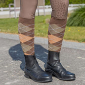 Harry's Horse Sokken Check Coffee Quartz Harry's Horse Sokken Check Coffee Quartz