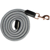 HKM Halstertouw Rosegold Glamour Musketonhaak Grijs/Rosegoud HKM Halstertouw Rosegold Glamour Musketonhaak Grijs/Rosegoud