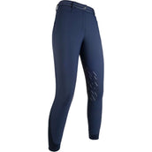 HKM Rijbroek Elegance Softshell Siliconen Knie Grip Donkerblauw HKM Rijbroek Elegance Softshell Siliconen Knie Grip Donkerblauw