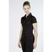 HKM Poloshirt Rosegold Glamour Zwart/Rosegoud HKM Poloshirt Rosegold Glamour Zwart/Rosegoud