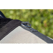 HKM Vliegendeken Fringes Afneembare Hals Zilver/Grijs HKM Vliegendeken Fringes Afneembare Hals Zilver/Grijs