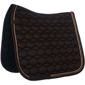 HKM Zadeldekje Rosegold Glamour Dressuur Bruin/Rosegoud HKM Zadeldekje Rosegold Glamour Dressuur Bruin/Rosegoud