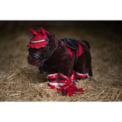 HKM Knuffel Pony Riding Starterset Rood HKM Knuffel Pony Riding Starterset Rood