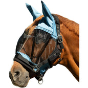 HKM Vliegenmasker Premium Rook Blauw HKM Vliegenmasker Premium Rook Blauw
