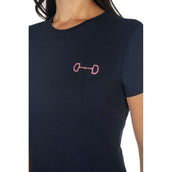 HKM T-Shirt Excellent Donker Blauw HKM T-Shirt Excellent Donker Blauw