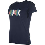 HKM T-Shirt Mirror Donker Blauw HKM T-Shirt Mirror Donker Blauw