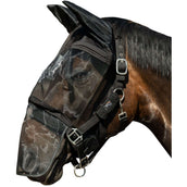 HKM Vliegenmasker Premium Met Neusnetje Zwart HKM Vliegenmasker Premium Met Neusnetje Zwart