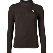 HKM Shirt Arezzo Soft Lange Mouwen Donkerbruin HKM Shirt Arezzo Soft Lange Mouwen Donkerbruin