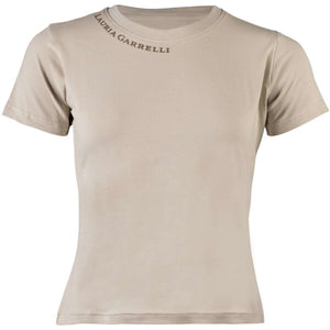 Lauria Garrelli T-Shirt Limone Grijs/Beige Lauria Garrelli T-Shirt Limone Grijs/Beige