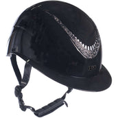 HKM Cap Alarion Brillant Zwart HKM Cap Alarion Brillant Zwart