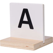 HKM Bakletters Hobby Horsing Dressuur Zwart/Wit HKM Bakletters Hobby Horsing Dressuur Zwart/Wit