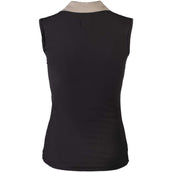 Lauria Garrelli Poloshirt Limone Mouwloos Zwart Lauria Garrelli Poloshirt Limone Mouwloos Zwart