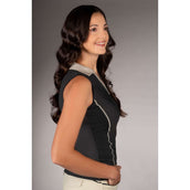 Lauria Garrelli Poloshirt Limone Mouwloos Zwart Lauria Garrelli Poloshirt Limone Mouwloos Zwart