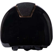 HKM Cap Lady Shield Brillant Zwart/Roségoud HKM Cap Lady Shield Brillant Zwart/Roségoud