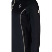 Lauria Garrelli Fleecevest Limone Zwart Lauria Garrelli Fleecevest Limone Zwart