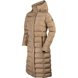 HORKA Lange Jas Puffer Eloise Mokka HORKA Lange Jas Puffer Eloise Mokka