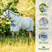 Horseware Vliegendeken Newmarket Pony Plus Witney Navy Horseware Vliegendeken Newmarket Pony Plus Witney Navy