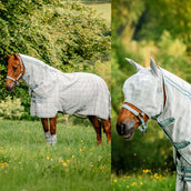 Horseware Vliegendeken Newmarket Plus Witney Charcoal Horseware Vliegendeken Newmarket Plus Witney Charcoal