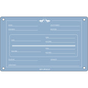 HV Polo Stalplaat HVPPolo Engels Powder Blue HV Polo Stalplaat HVPPolo Engels Powder Blue