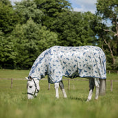 Amigo Vliegendeken Integrated Dragonfly Print/Silver/Blue/Sage Amigo Vliegendeken Integrated Dragonfly Print/Silver/Blue/Sage