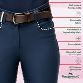 Horseware Rijbroek Newmarket High Rise Full Seat Navy Horseware Rijbroek Newmarket High Rise Full Seat Navy