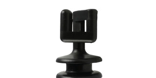 ako topisolator koord draad stalen paal ovaal zwart