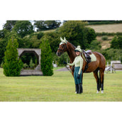 LeMieux Zadeldekje Suede Close Contact Square Springen Macaron LeMieux Zadeldekje Suede Close Contact Square Springen Macaron