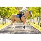 LeMieux Zadeldekje Suede Close Contact Square Springen Powder Blue LeMieux Zadeldekje Suede Close Contact Square Springen Powder Blue