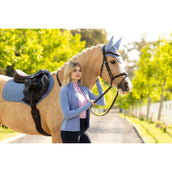 LeMieux Zadeldekje Suede Close Contact Square Springen Powder Blue LeMieux Zadeldekje Suede Close Contact Square Springen Powder Blue