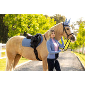 LeMieux Zadeldekje Suede Close Contact Square Springen Powder Blue LeMieux Zadeldekje Suede Close Contact Square Springen Powder Blue