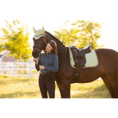 LeMieux Zadeldekje Suede Square Dressuur Macaron LeMieux Zadeldekje Suede Square Dressuur Macaron