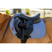 LeMieux Zadeldekje Mini Suede Close Contact Square Springen Powder Blue LeMieux Zadeldekje Mini Suede Close Contact Square Springen Powder Blue