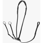 LeMieux Martingaal Kudos Running Zwart/Zilver LeMieux Martingaal Kudos Running Zwart/Zilver