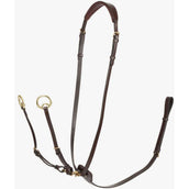 LeMieux Martingaal Kudos Running Havana/Brass LeMieux Martingaal Kudos Running Havana/Brass